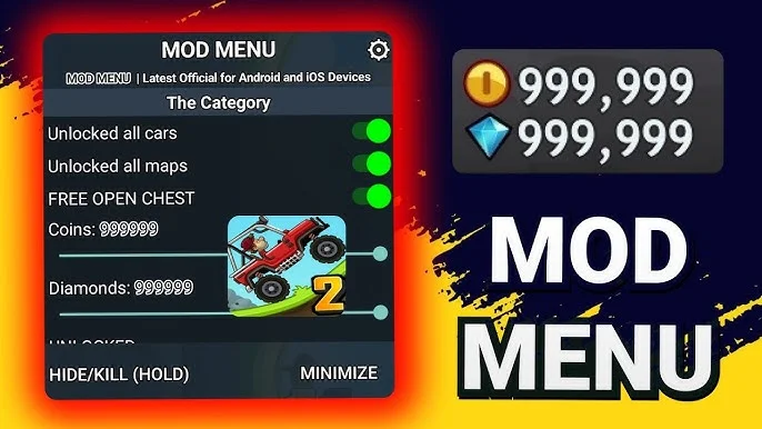 Hill climb Racing Mod apk 1