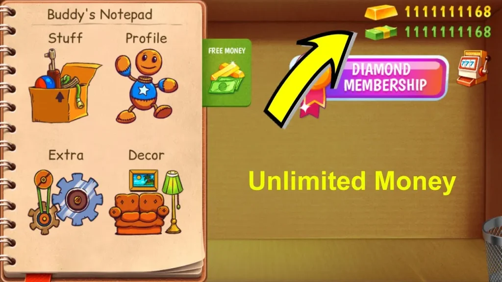 kick the buddy mod apk