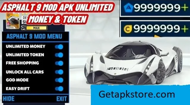 Asphalt 9 mod apk